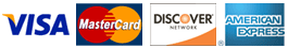 Credit Cards We Accept